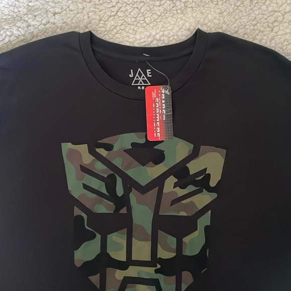 JEM Collective Transformers Men's Black Camo Autobots Logo T-Shirt - Picture 3 of 5